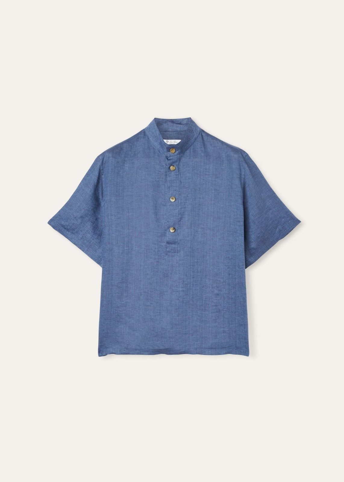 Loro Piana o1srvl11e0325 FAO0374 Shirt in Navy Blue Size US L / EU 52-54 / 3 - 1 Preview