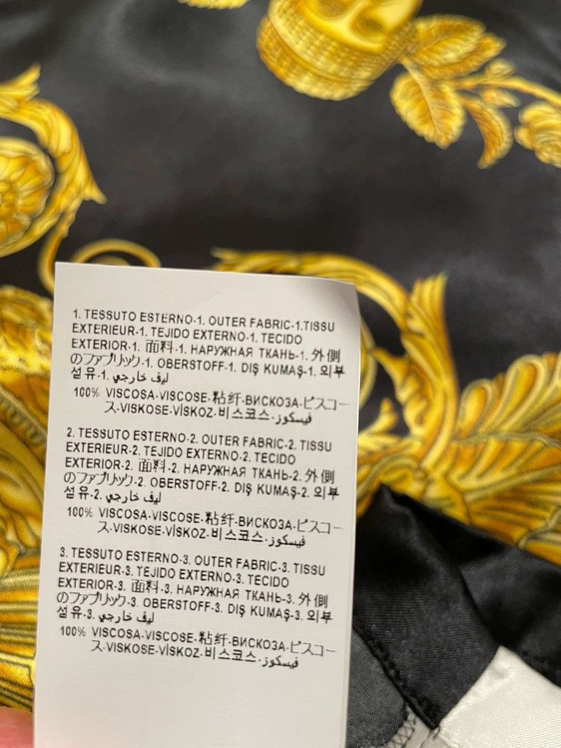 Versace Versace Baroque black and gold pullover shirt Size US M / EU 48-50 / 2 - 9 Thumbnail