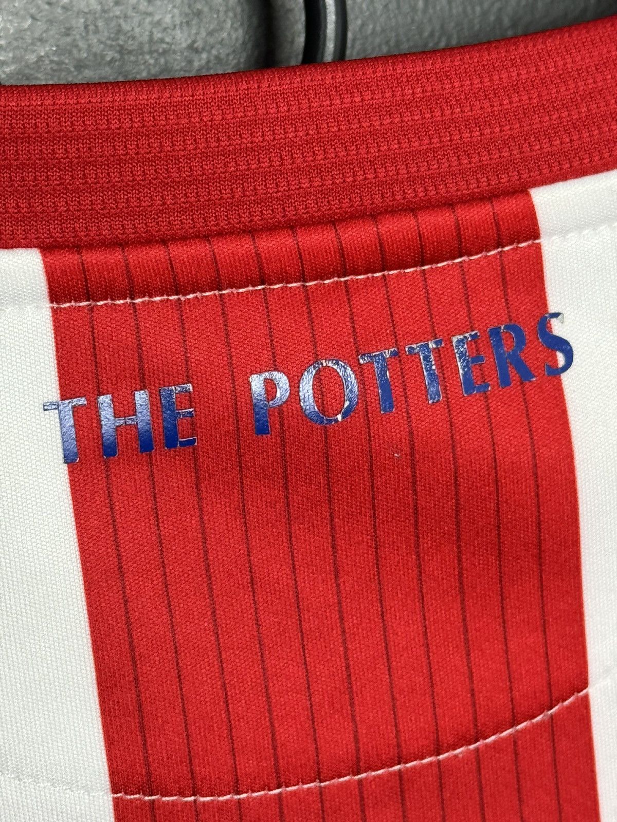 New Balance Stoke City 15/16 Home Football Long Sleeve Jersey Size US XL / EU 56 / 4 - 13 Thumbnail
