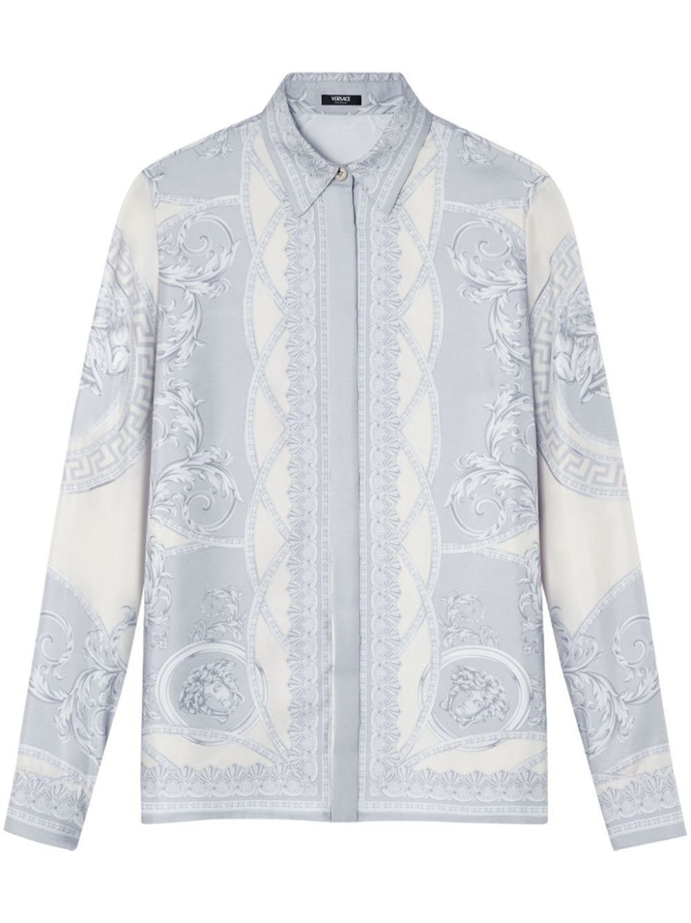 Versace `Coupe Des Dieux Barocco Foulard` Formal Shirt Size M / US 6-8 / IT 42-44 - 1 Thumbnail