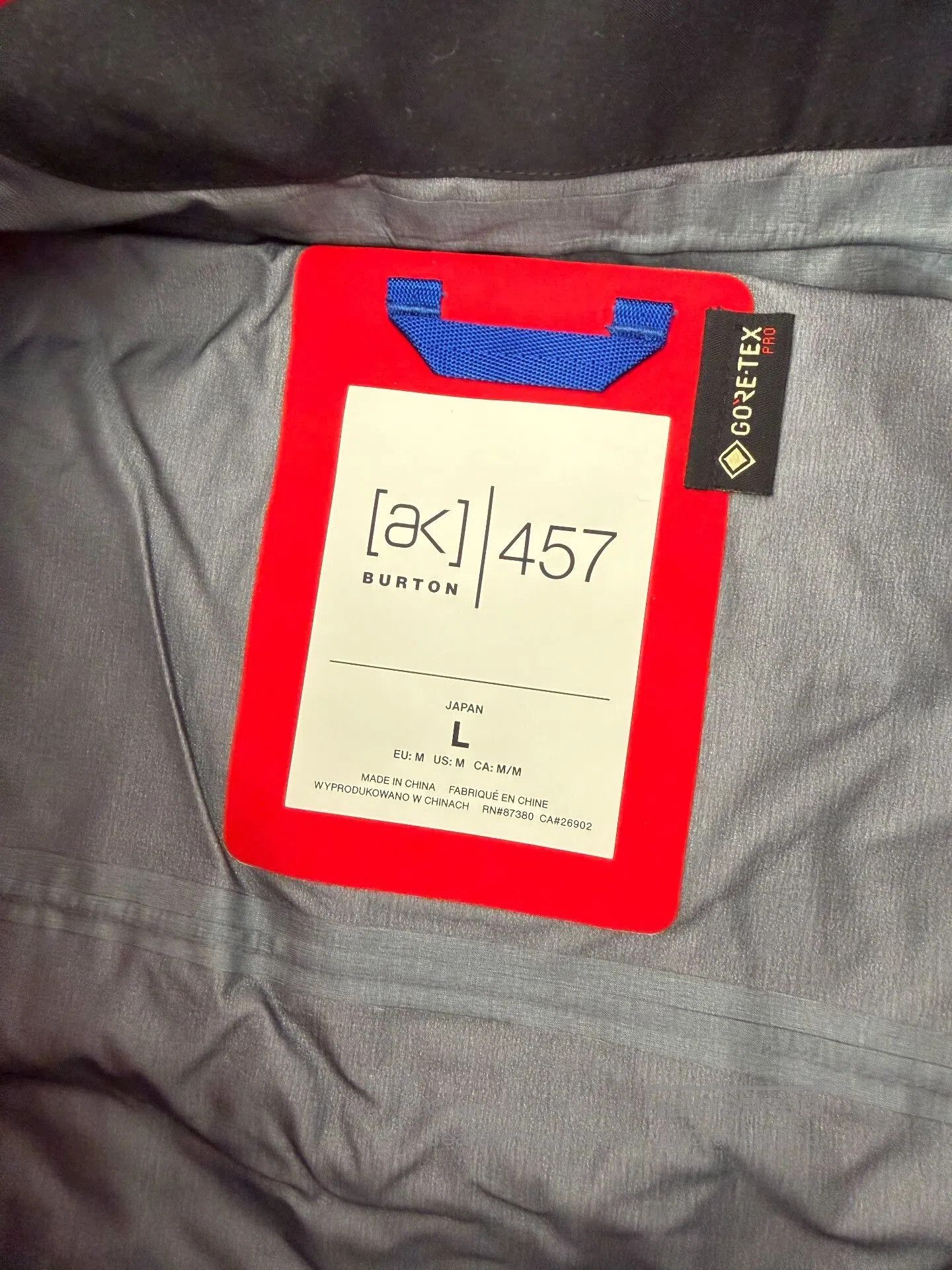 Burton red burton ak457 ski jacket size large. Size US L / EU 52-54 / 3 - 7 Thumbnail