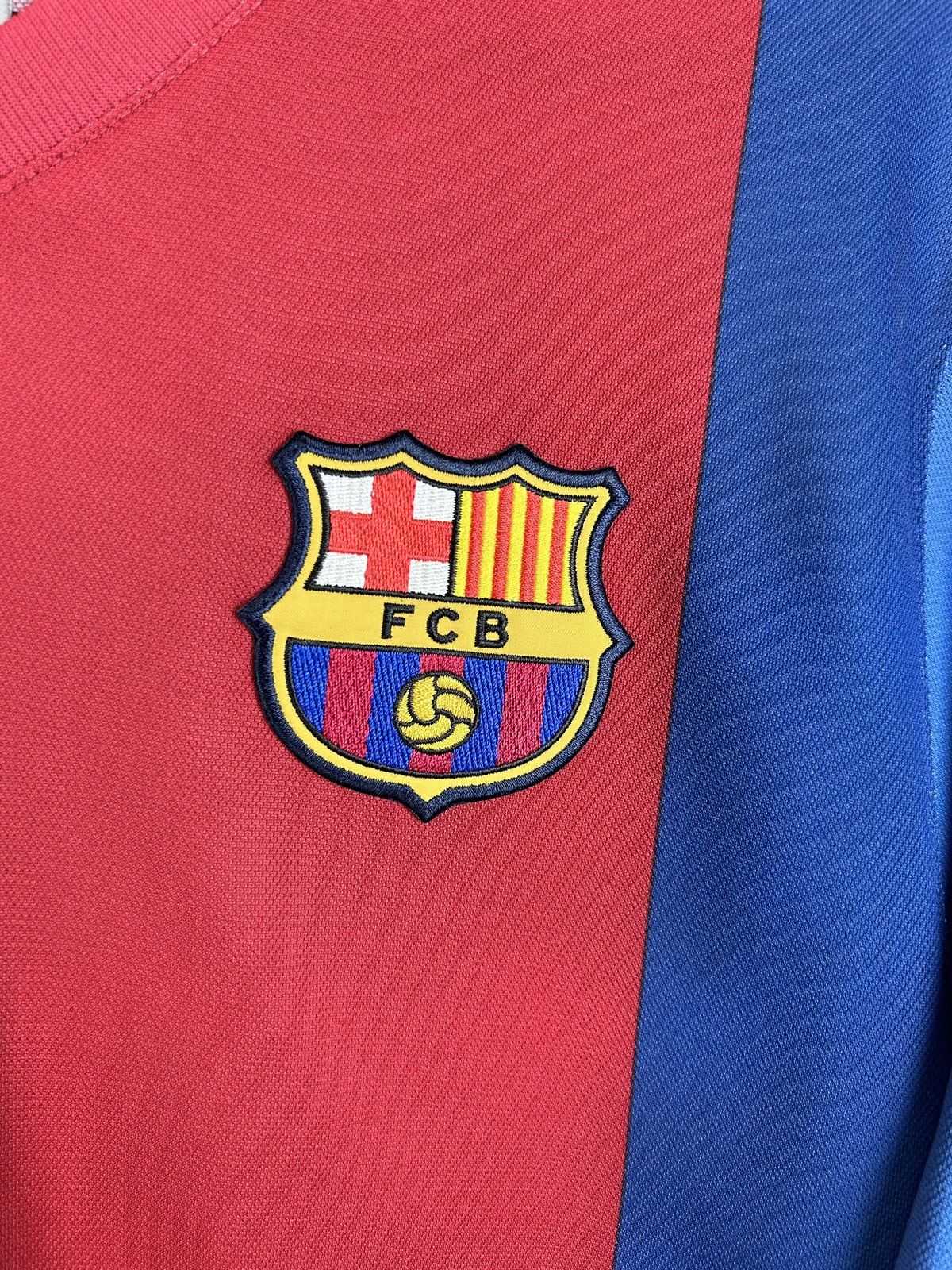 Nike Nike Barcelona 2006/07 Home Kit Soccer Jersey Red Blue L Size US L / EU 52-54 / 3 - 3 Thumbnail