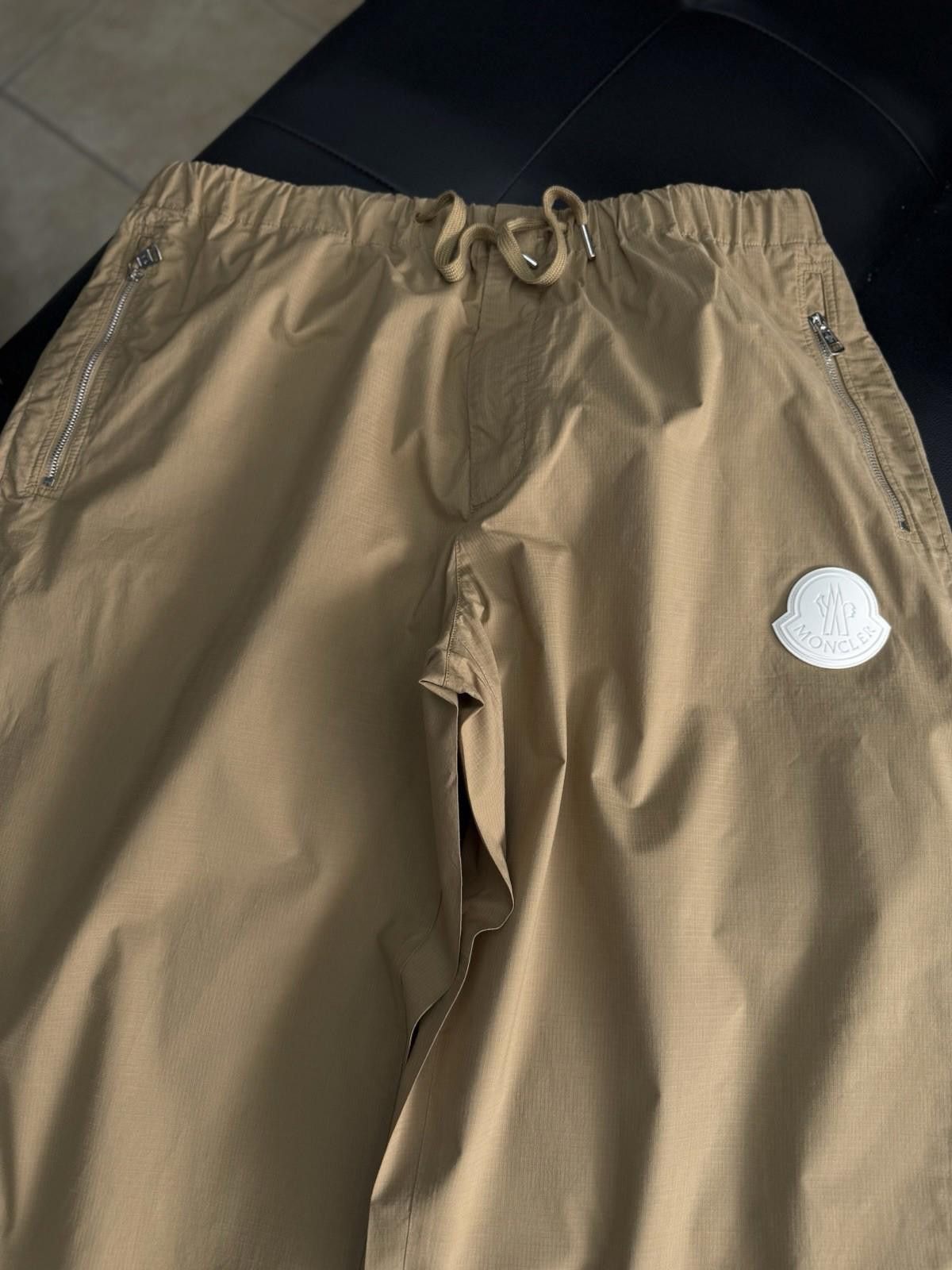 Moncler Moncler Tan Baggy Men Track Pants Size 54 100% Authentic Size US 44 / EU 60 - 4 Thumbnail