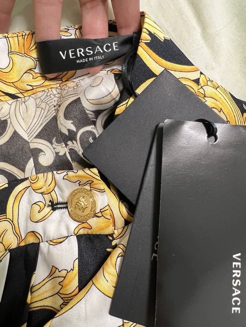 Versace Versace Printed pleated skirt Size S / US 4 / IT 40 - 4 Thumbnail