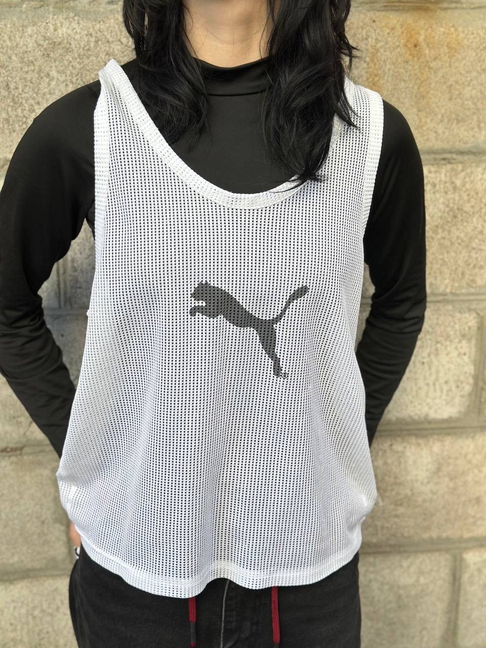 Puma VTG Puma Tank Top Sleeves Avantgarde Y2K Size S 00s USA Hype Size US S / EU 44-46 / 1 - 3 Thumbnail