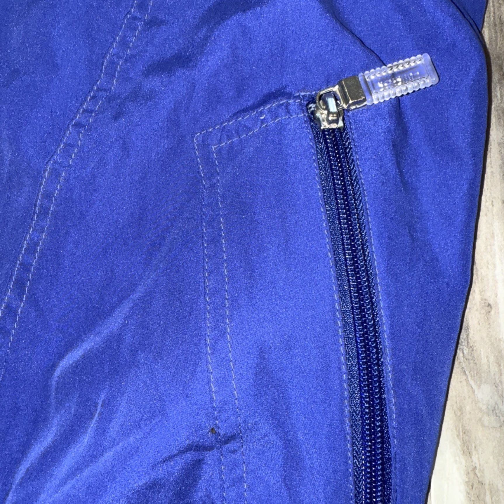 Vintage Cricket Lane Jacket Women Medium Vibrant Blue Full Zip Lined Size M / US 6-8 / IT 42-44 - 6 Thumbnail