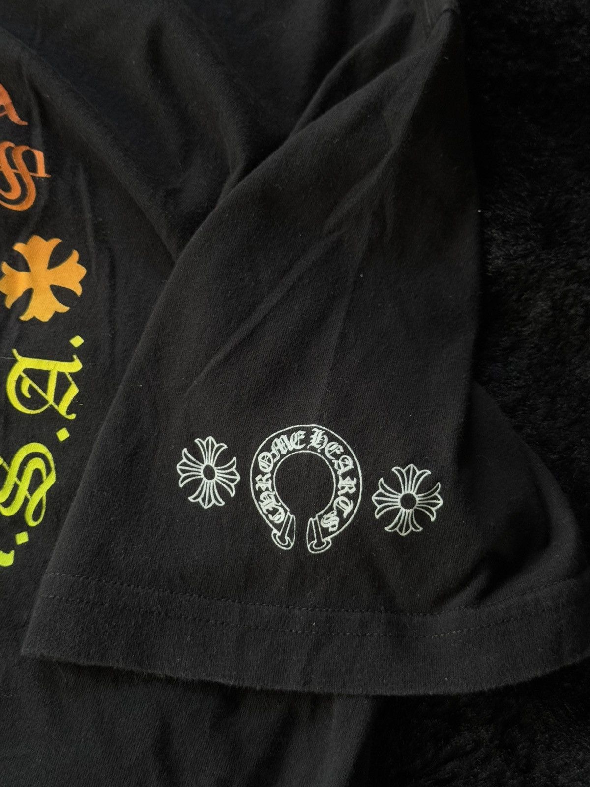 Chrome Hearts Chrome Hearts Multicolor Black Tee Size US XL / EU 56 / 4 - 7 Thumbnail