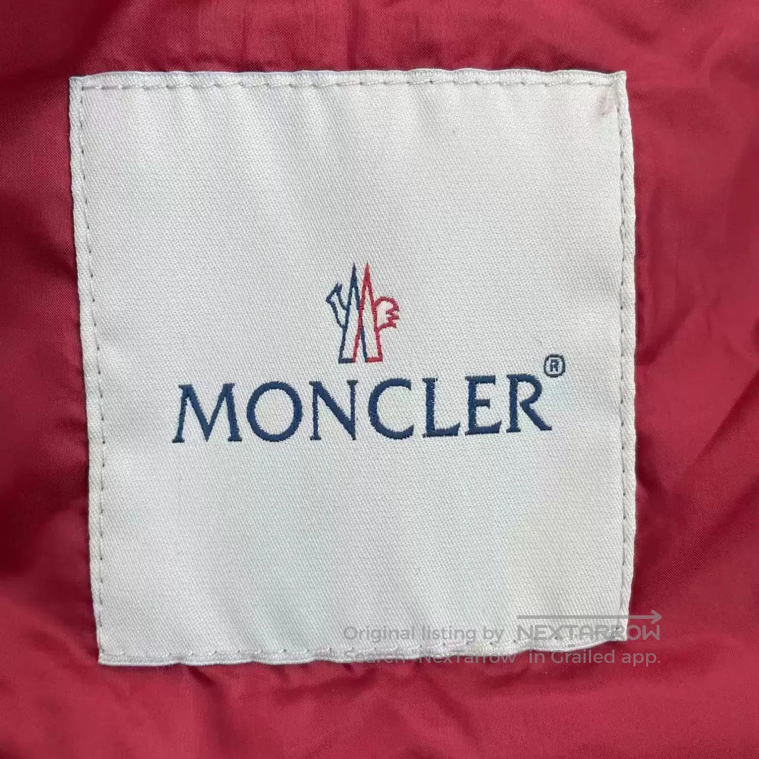 Moncler slim red down vest by Moncler. Size US XS / EU 42 / 0 - 6 Thumbnail