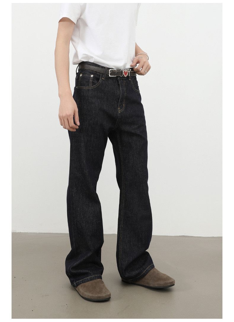 Jean Men's retro loose flared denim trousers Size US 32 / EU 48 - 2 Thumbnail