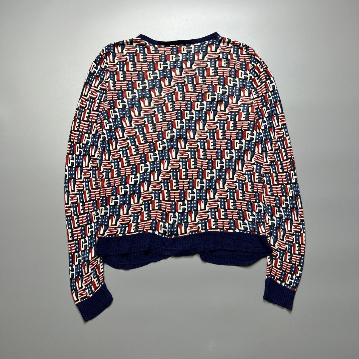 Hysteric Glamour Hysteric Glamour - American Flag Hysteric Script Cardigan Size ONE SIZE - 2 Thumbnail