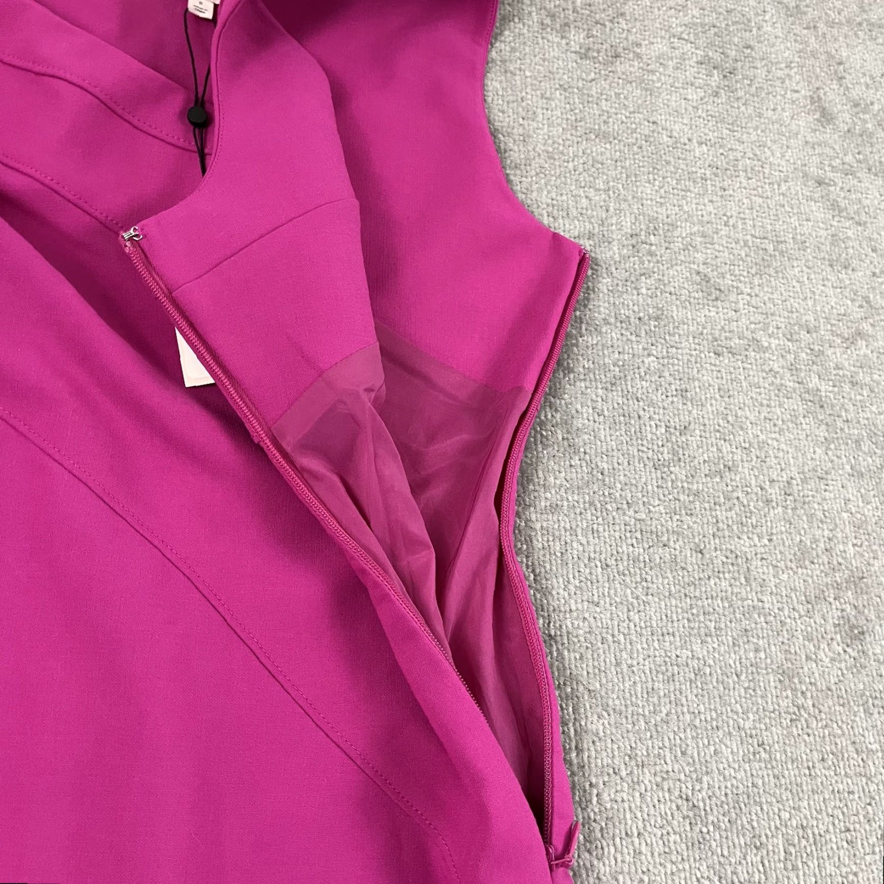 Cinq a Sept CINQ a SEPT Coralisa Dress Women Size 8 Dragonfruit Pink Short Cocktail NEW 95 Size 30" / US 8 / IT 44 - 5 Thumbnail