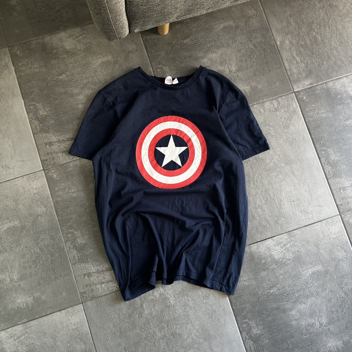 Marvel Comics × Vintage Vintage Marvel Comics T-shirts DC Cartoon Capitan America Size US L / EU 52-54 / 3 - 4 Thumbnail