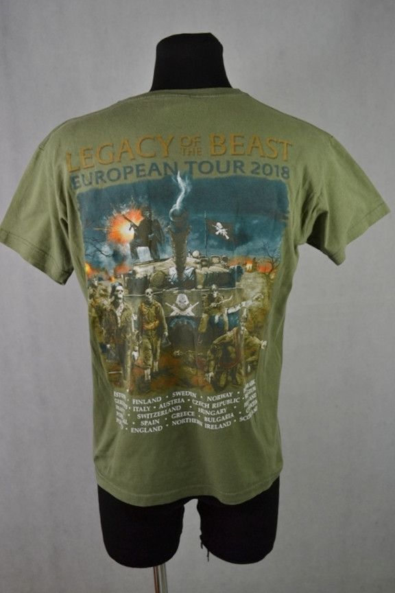Band Tees Iron Maiden Legacy Of The Beast 2018 Tour T-Shirt tee Size US XL / EU 56 / 4 - 2 Thumbnail