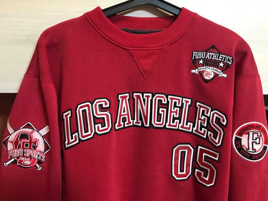 Fubu FUBU sweatshirt vintage Los Angeles jersey City Series 90s S Size US S / EU 44-46 / 1 - 3 Thumbnail