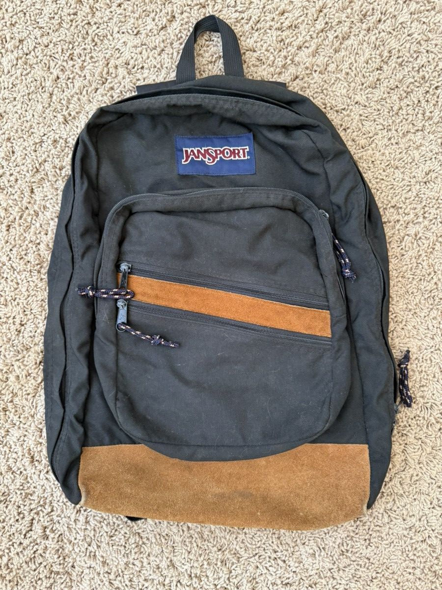Jansport × Vintage Vintage 90s Jansport Black Backpack | Grailed