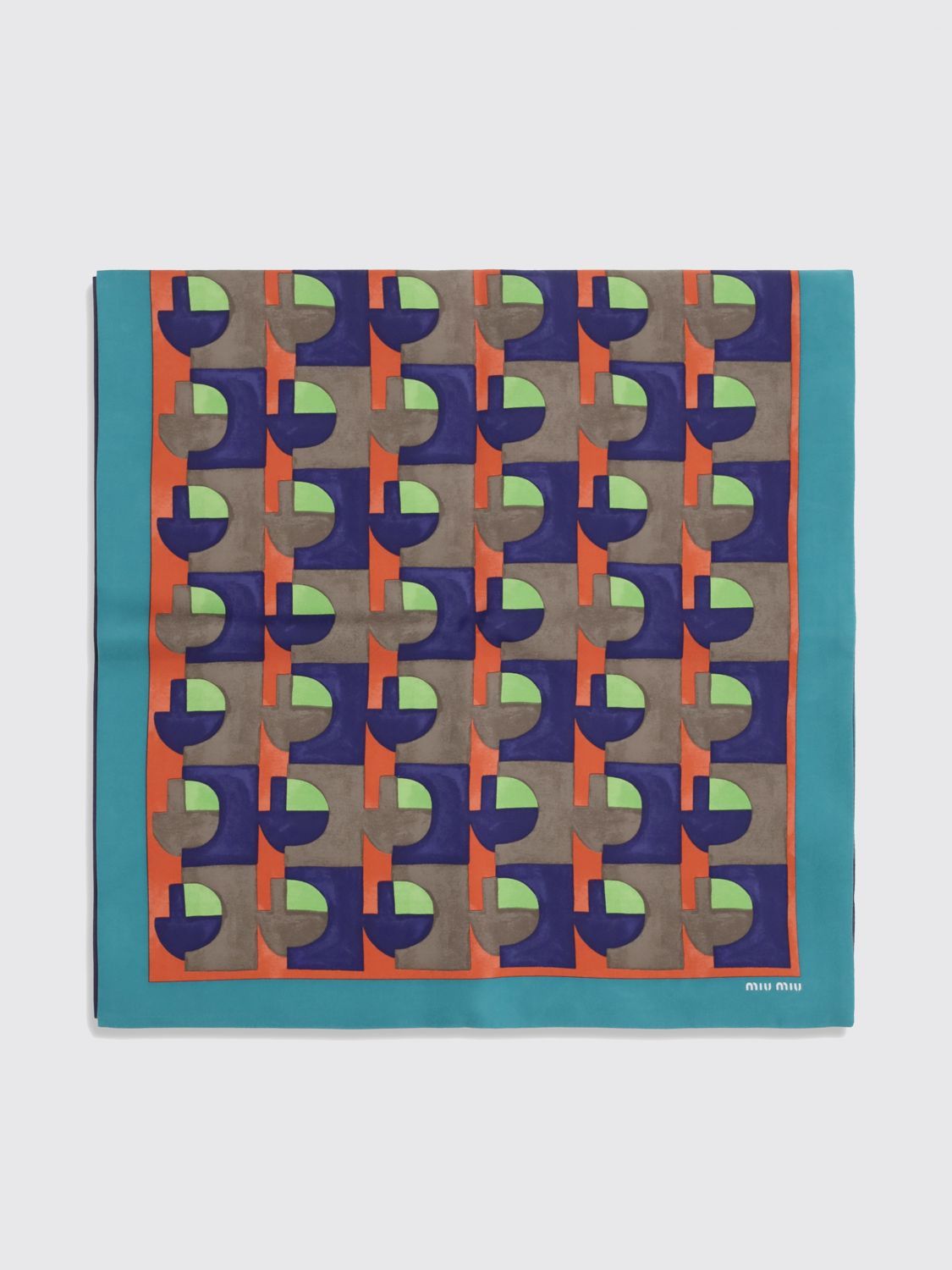 Miu Miu Miu Miu Neck Scarf Woman Green Size ONE SIZE - 1 Preview