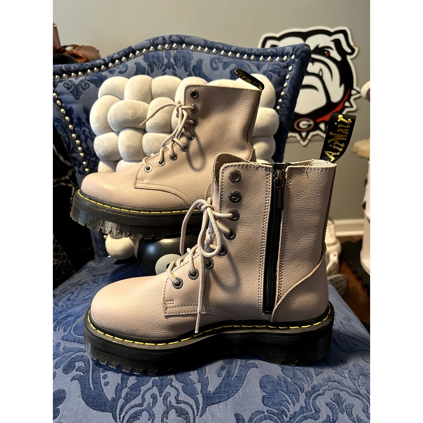 Dr. Martens Dr Martens Taupe Jadon III Platform size 9/EU 41 Size US 9 / IT 39 - 2 Thumbnail
