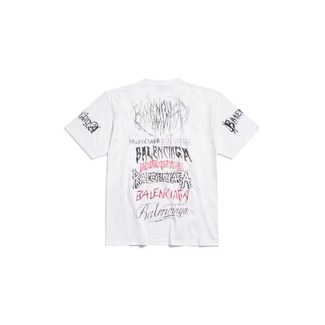 Balenciaga o1srvl11e0325 DIY Metal T-Shirt Large Fit in Multicolor Size US M / EU 48-50 / 2 - 2 Thumbnail