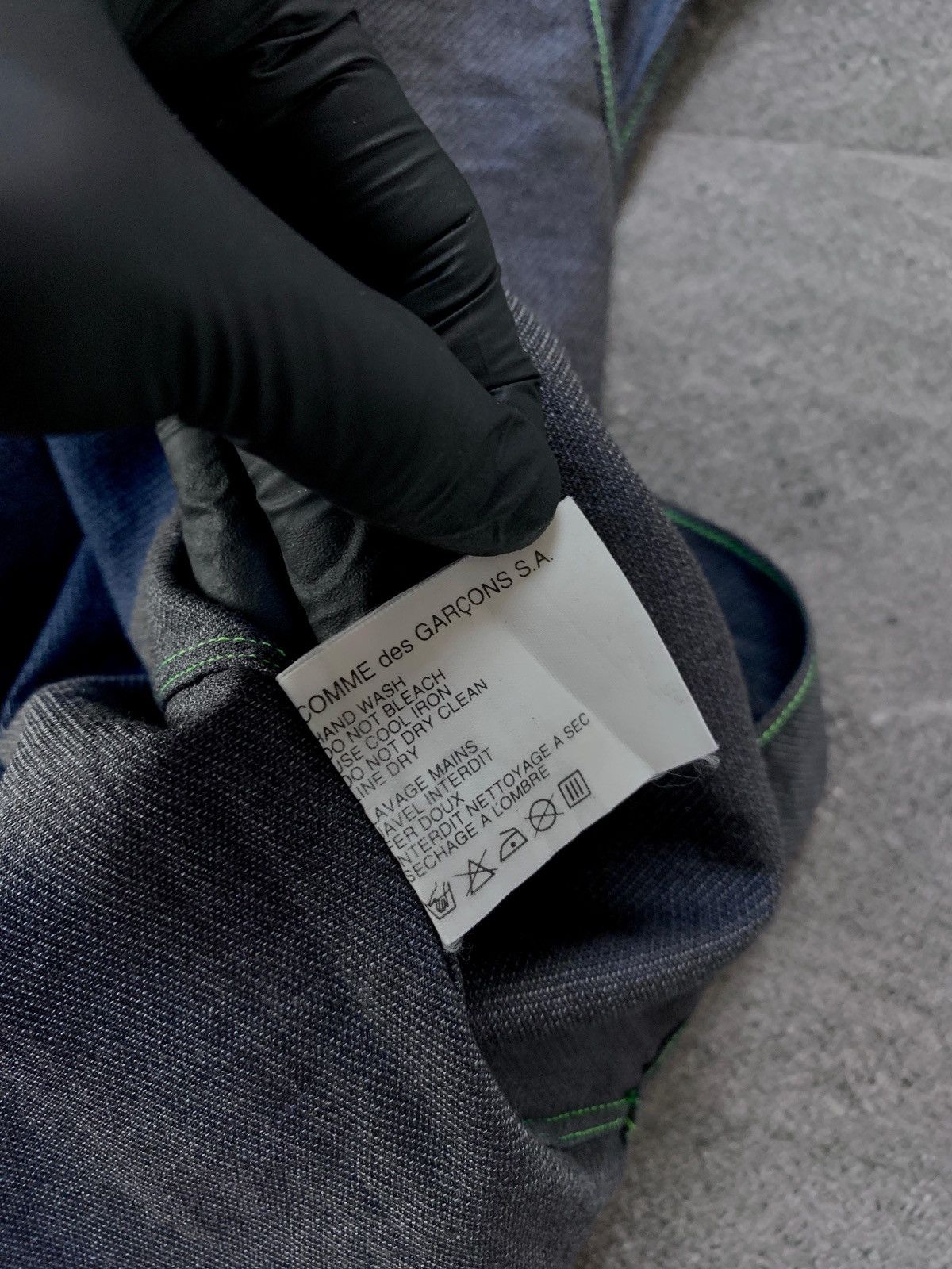 Comme des Garcons SHIRT Contrast Stitching tiny Collared Shirt - Medium Size US M / EU 48-50 / 2 - 6 Thumbnail