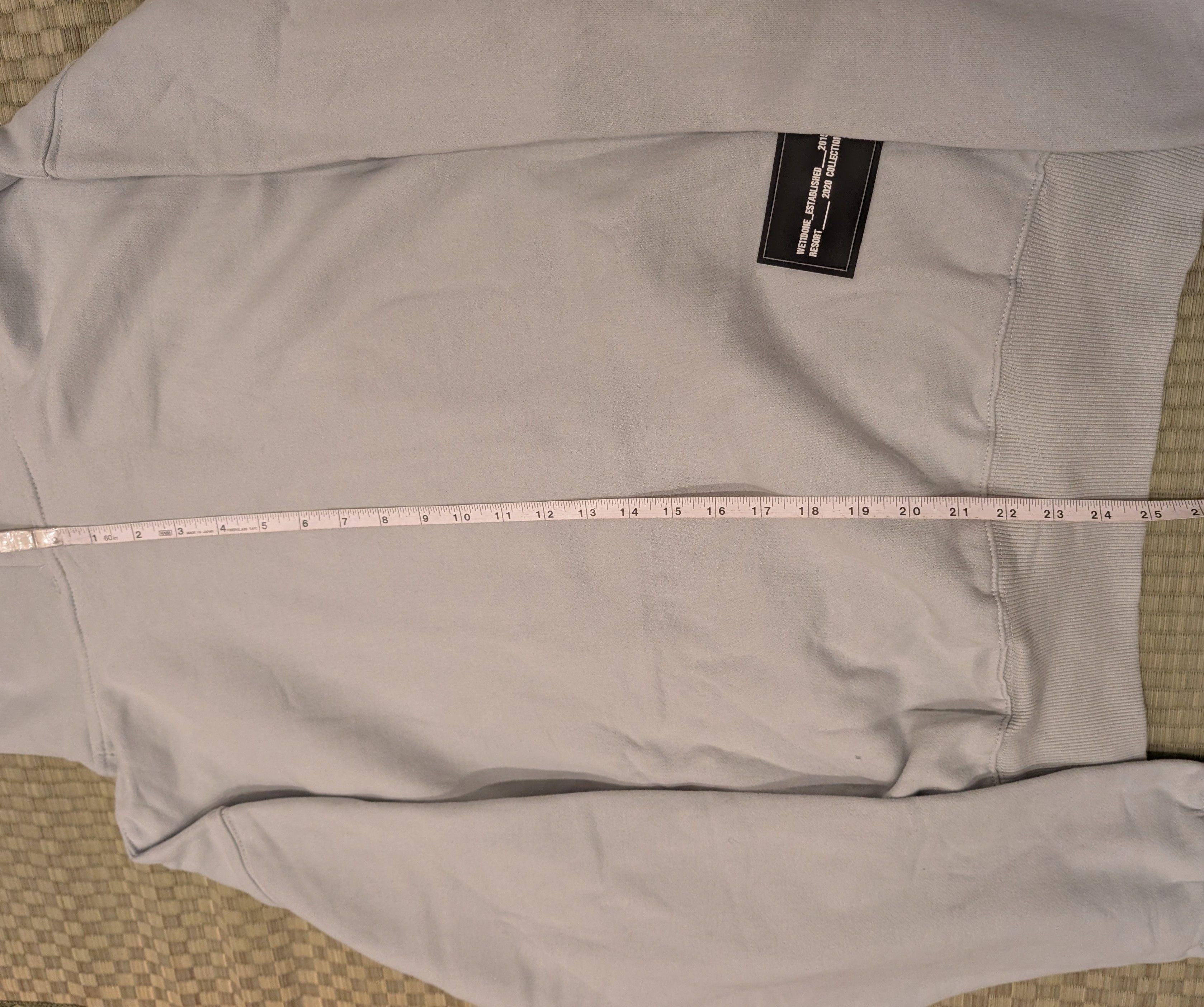 WE11DONE WE11DONE Blue Oversized Logo Hoodie Cotton Sweatshirt Size US M / EU 48-50 / 2 - 8 Thumbnail