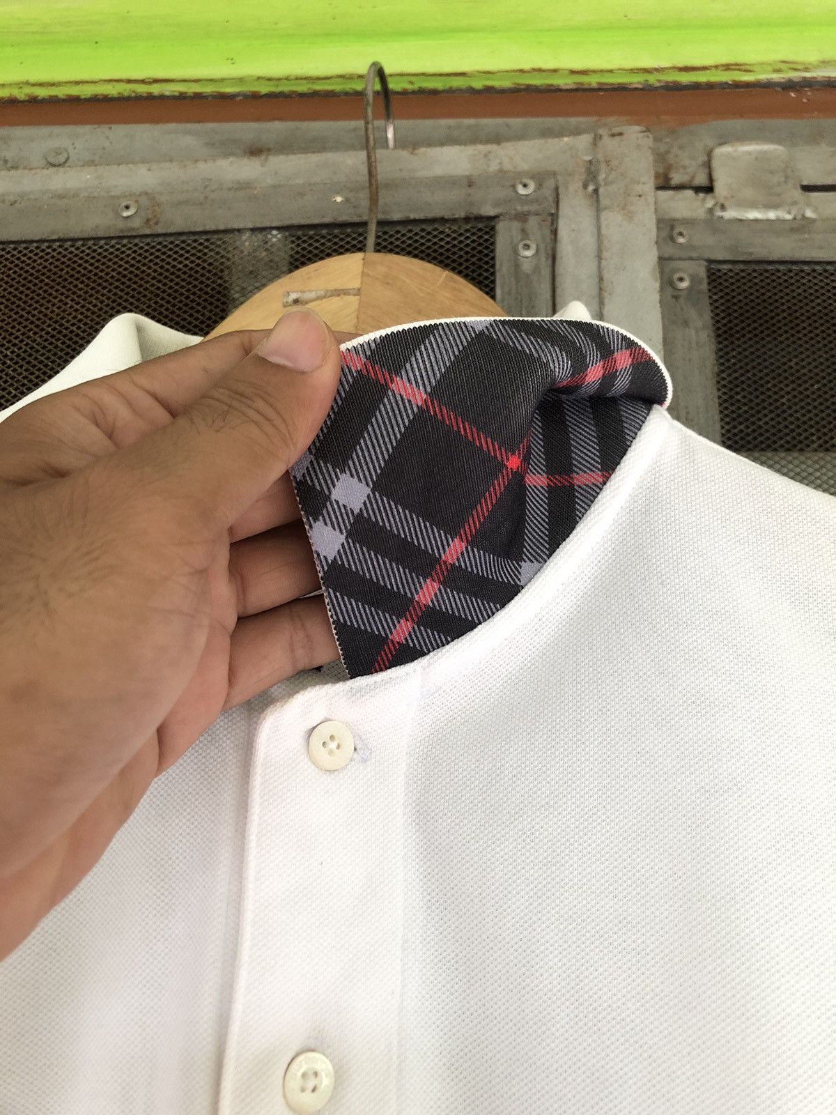 Burberry vintage Burberrys Longsleeve Polos Size US L / EU 52-54 / 3 - 3 Thumbnail