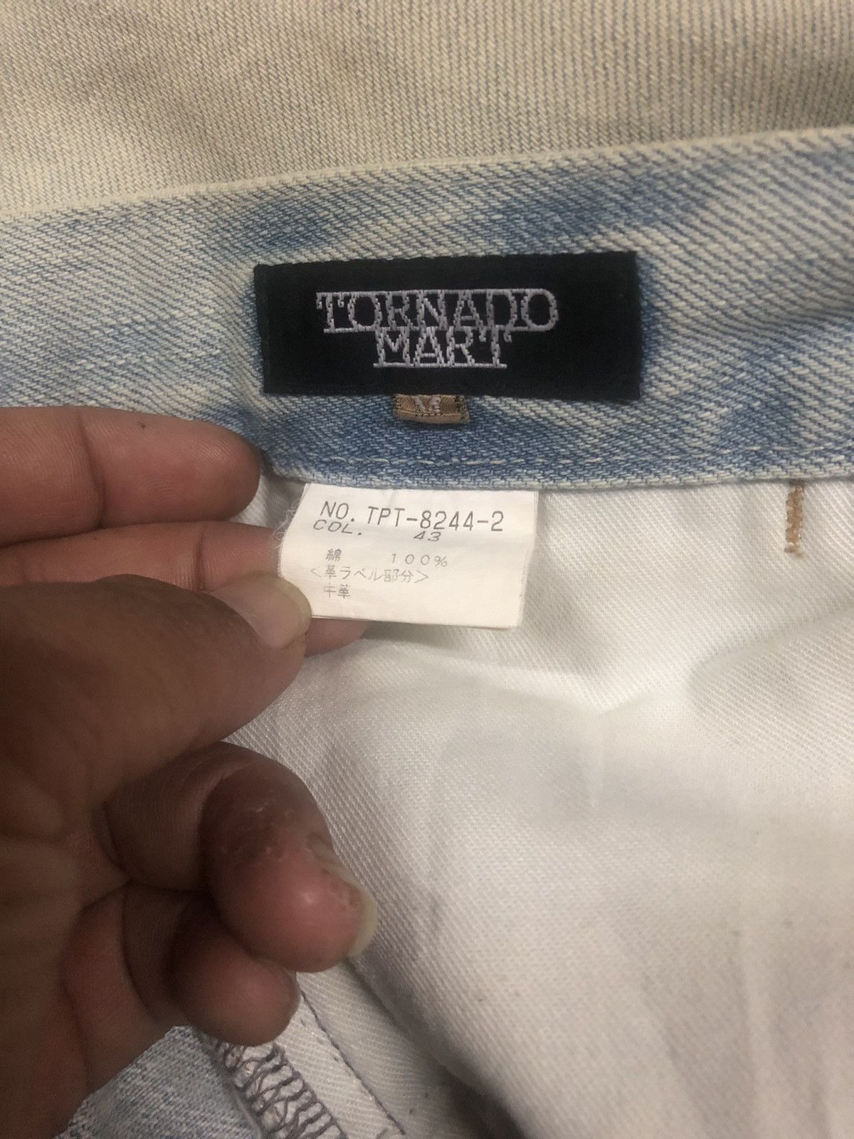If Six Was Nine × Tornado Mart Tornado Mart Flare Splash Paints denim pants Size US 31 - 3 Thumbnail