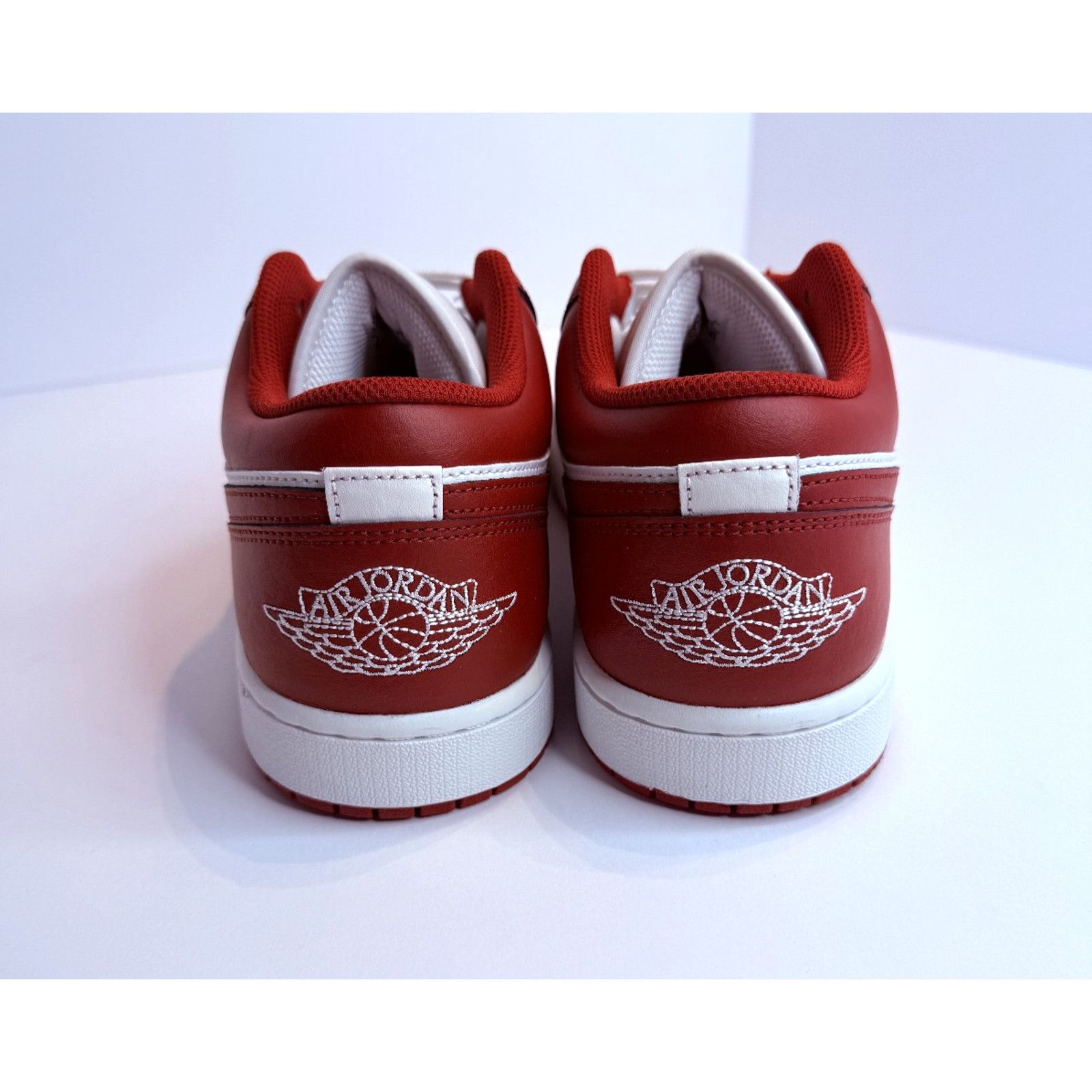 Nike Air Jordan 1 Low Summit White/Varsity Red 12.5M(08) Size US 12.5 / EU 45-46 - 4 Thumbnail