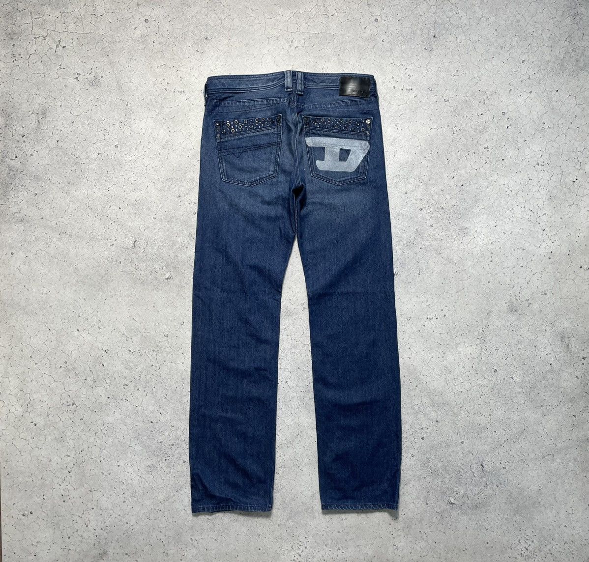 Diesel Diesel Big Logo Jeans Denim Rare Luxury Y2K Hype Size 33x34 Size US 33 - 1 Thumbnail