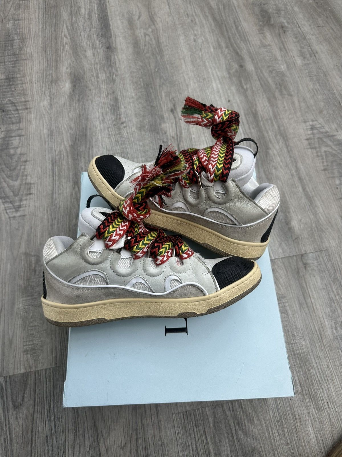 Lanvin Lanvin Curb Sneaker White Size US 9 / EU 42 - 3 Thumbnail