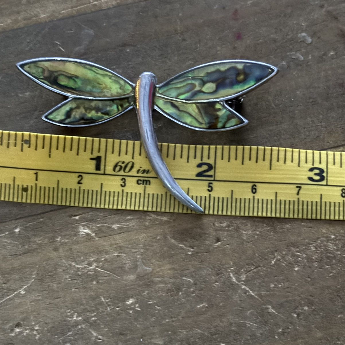 Other Lia Sophia silver tone abalone dragonfly brooch Size ONE SIZE - 2 Thumbnail