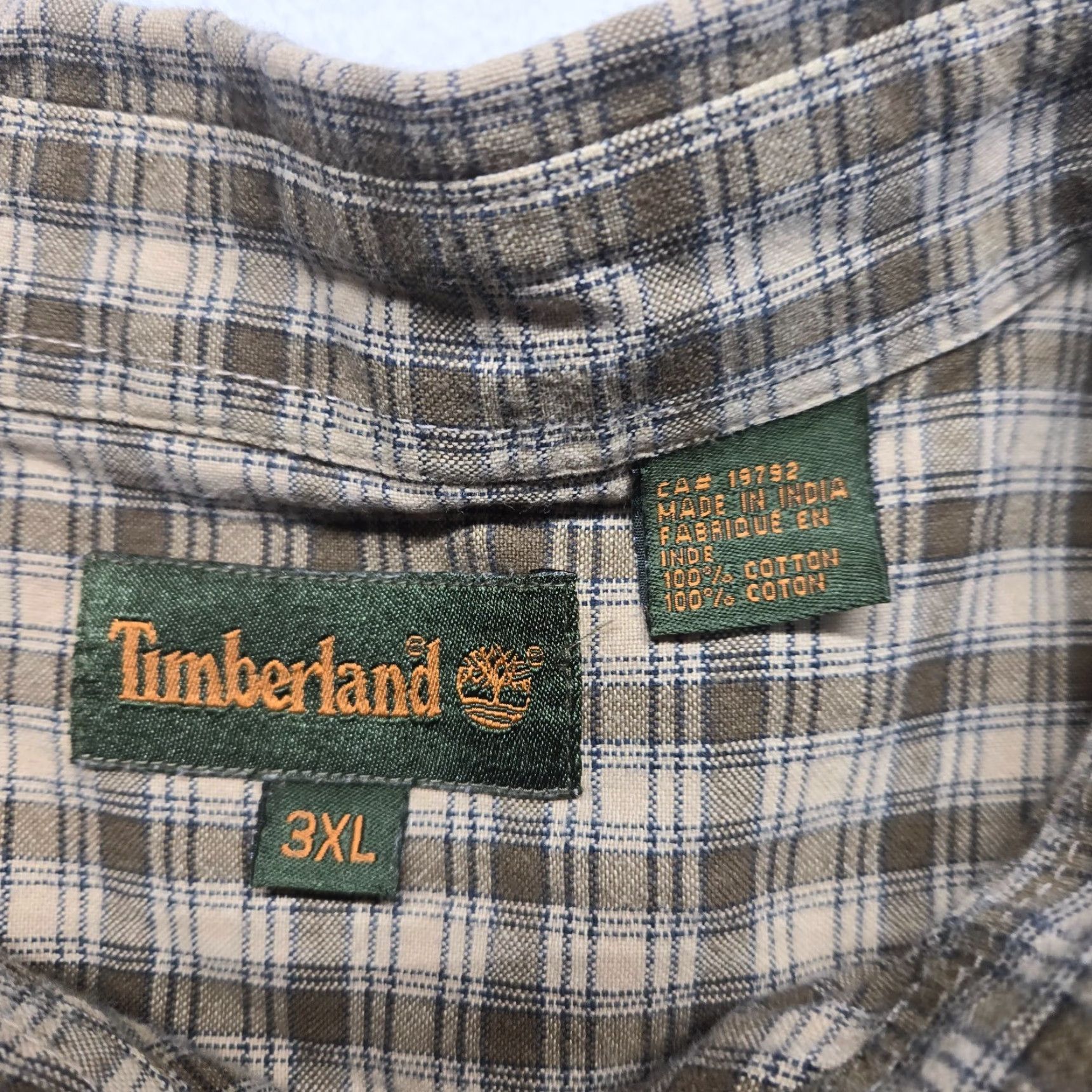 Timberland VINTAGE Timberland Plaid Flannel Shirt Men’s Long Sleeve 3XL Brown Cotton 90s Mens Size US XXL / EU 58 / 5 - 3 Thumbnail