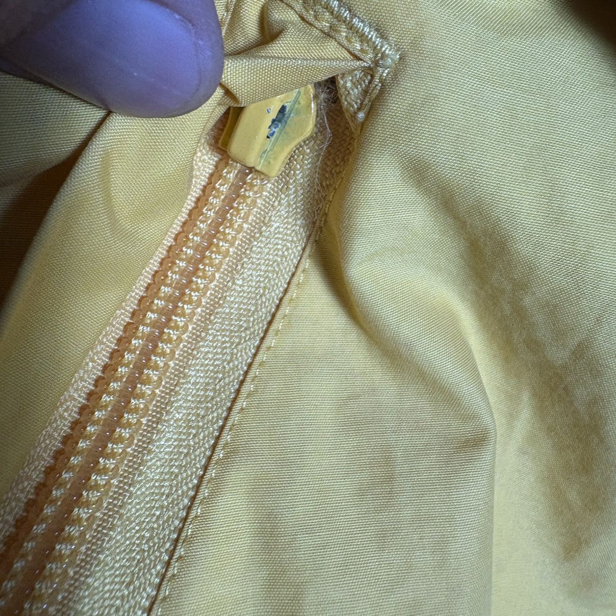 Nautica Vintage 90s Nautica Yellow Windbreaker Bomber Hoodie Jacket Size US L / EU 52-54 / 3 - 9 Thumbnail