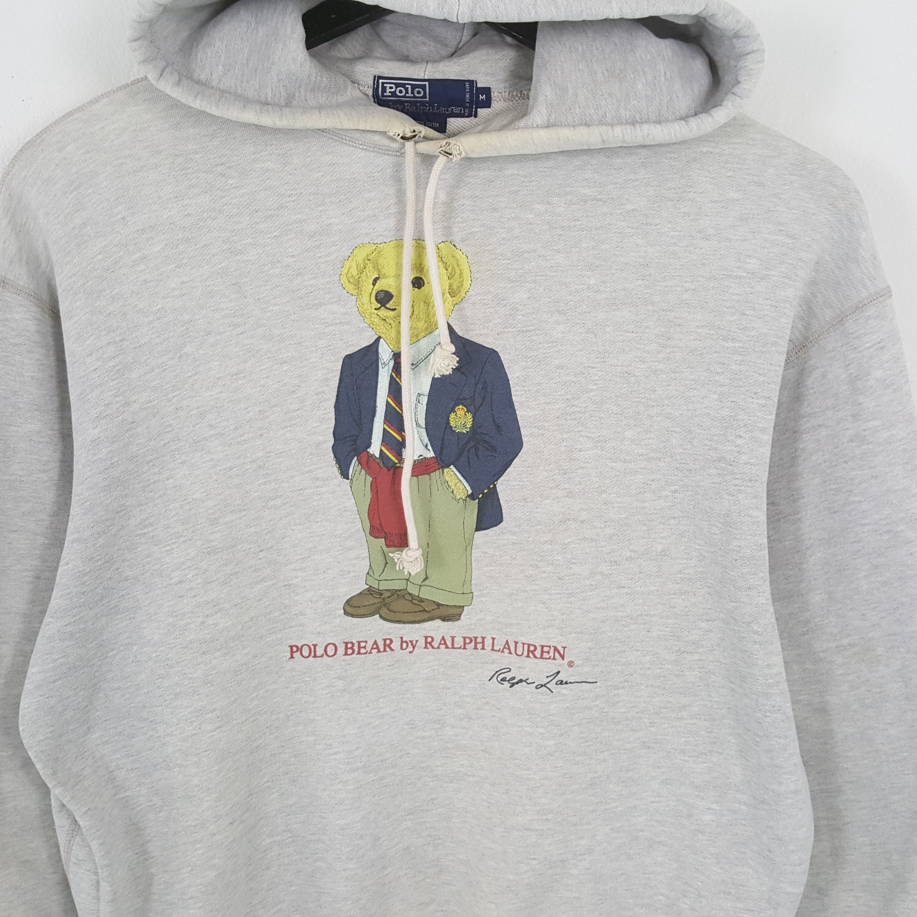 Polo Ralph Lauren × Vintage POLO BEAR by RALPH LAUREN Fashion Style Hoodies Size US L / EU 52-54 / 3 - 2 Thumbnail