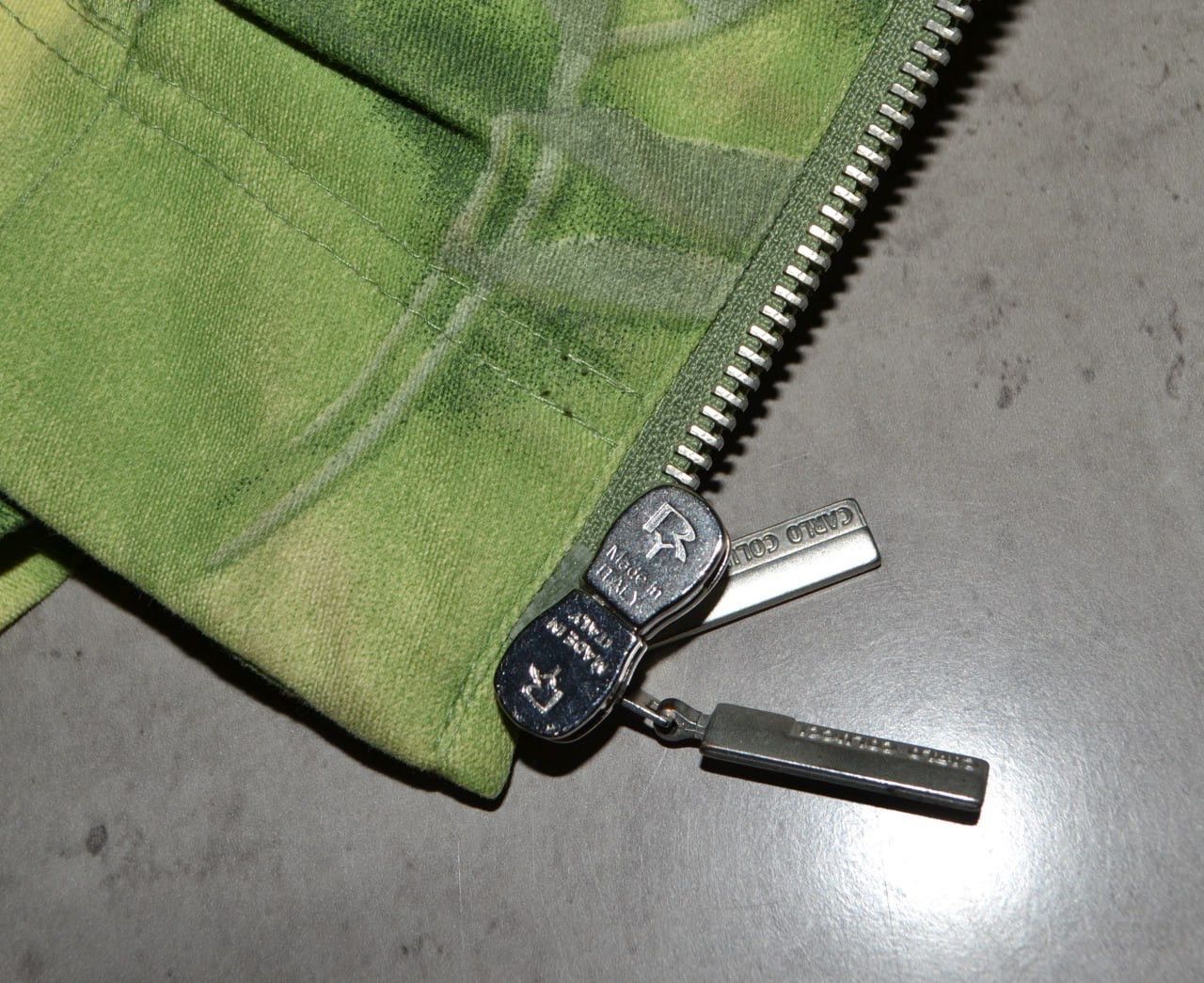 Carlo Colucci Carlo Colucci Jacket Size 42 Green Yellow Leaf Print Cotton Size M / US 6-8 / IT 42-44 - 9 Thumbnail