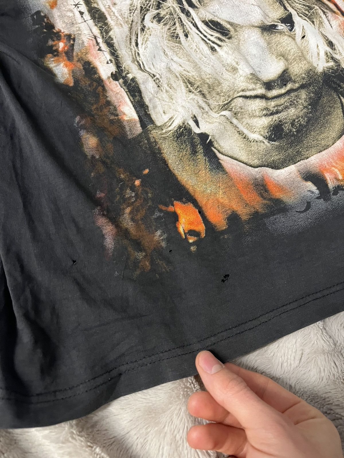 Nirvana Vintage Kurt Cobain Nirvana T-shirt Size US L / EU 52-54 / 3 - 4 Thumbnail