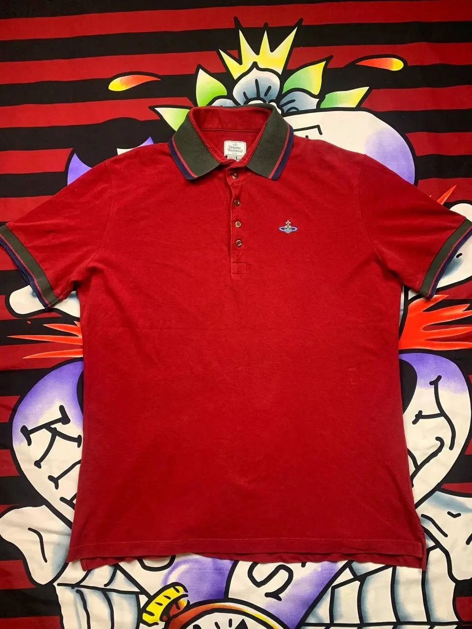 Vivienne Westwood Vivienne Westwood luxury polo red shirt Size XXL Size US XXL / EU 58 / 5 - 1 Thumbnail