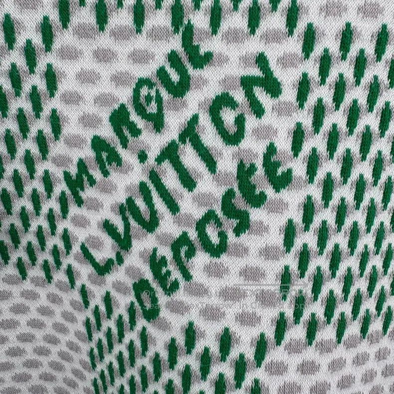Louis Vuitton Louis Vuitton SS24 White and Green Checkerboard Sweatshirt Size US XL / EU 56 / 4 - 6 Thumbnail