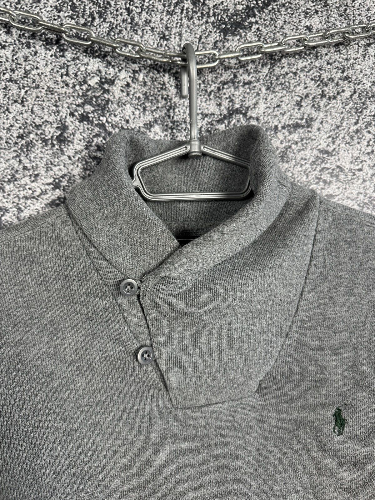 Polo Ralph Lauren Polo Ralph Lauren Shawl Collar Sweater Pullover Vintage Sz M Size US M / EU 48-50 / 2 - 7 Thumbnail