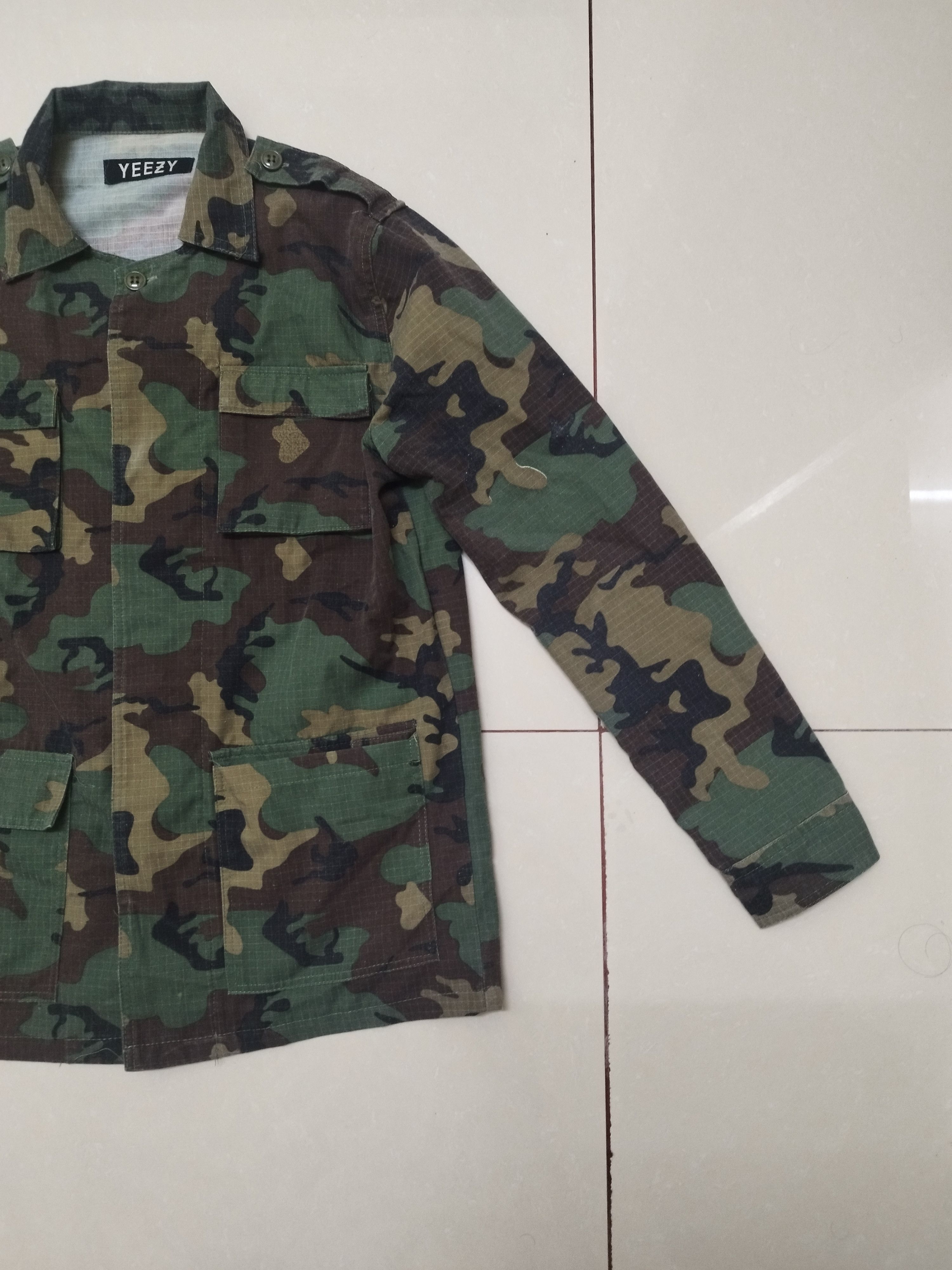 Yeezy Kanye West Pablo Green Military Jacket Size US L / EU 52-54 / 3 - 6 Thumbnail