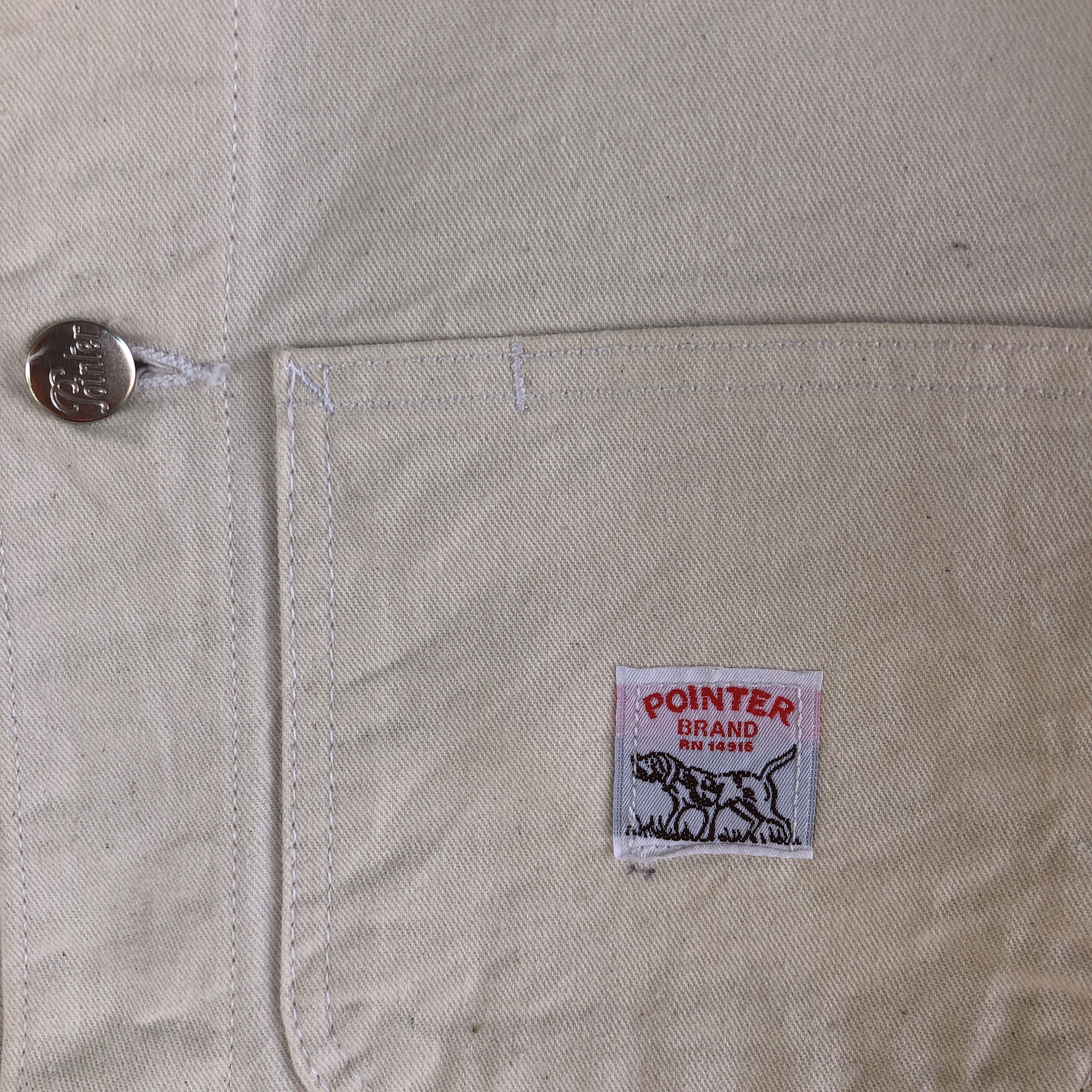 Vintage Vintage 80s Pointer Usa Chore Jacket Dirty Workers Jacket Size US S / EU 44-46 / 1 - 6 Thumbnail