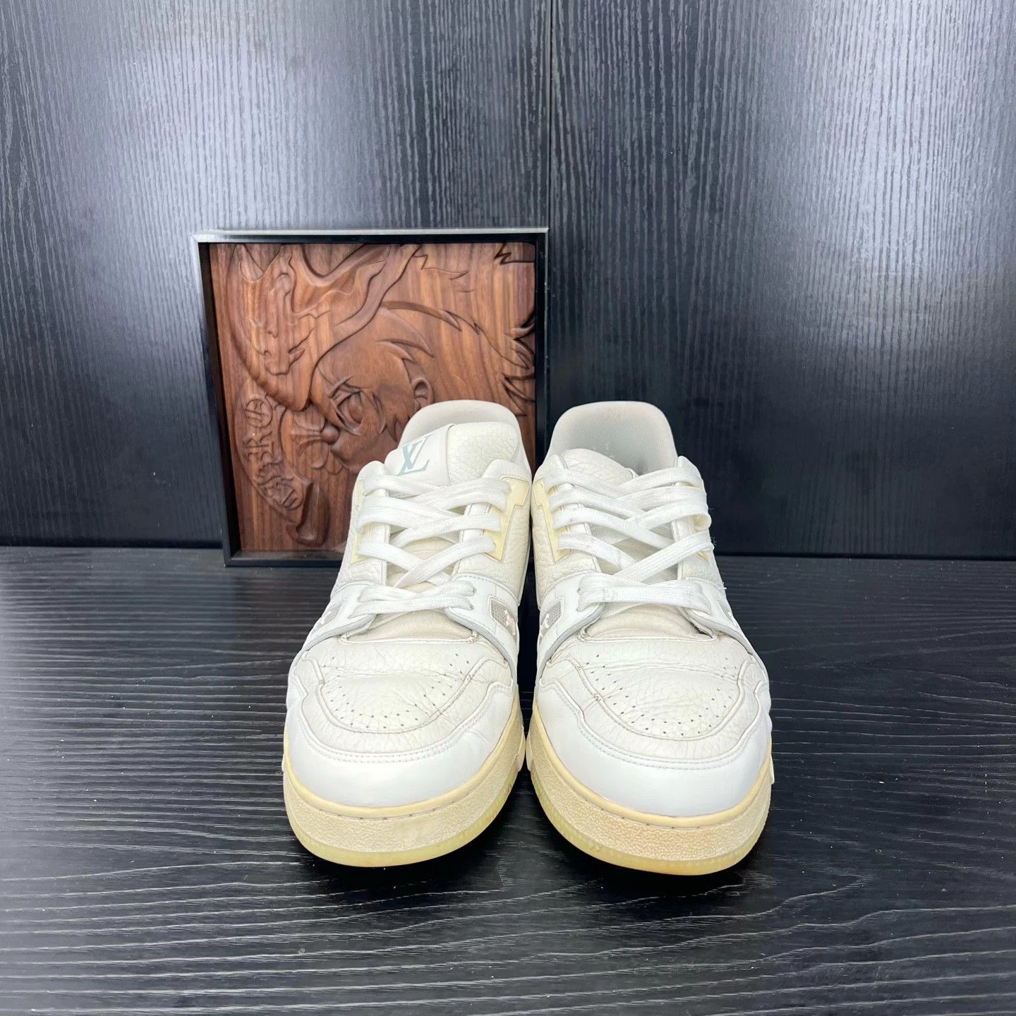 Louis Vuitton LV Trainer White Cement 43/US9 Original Box Quick Sale Size US 10 / EU 43 - 4 Thumbnail