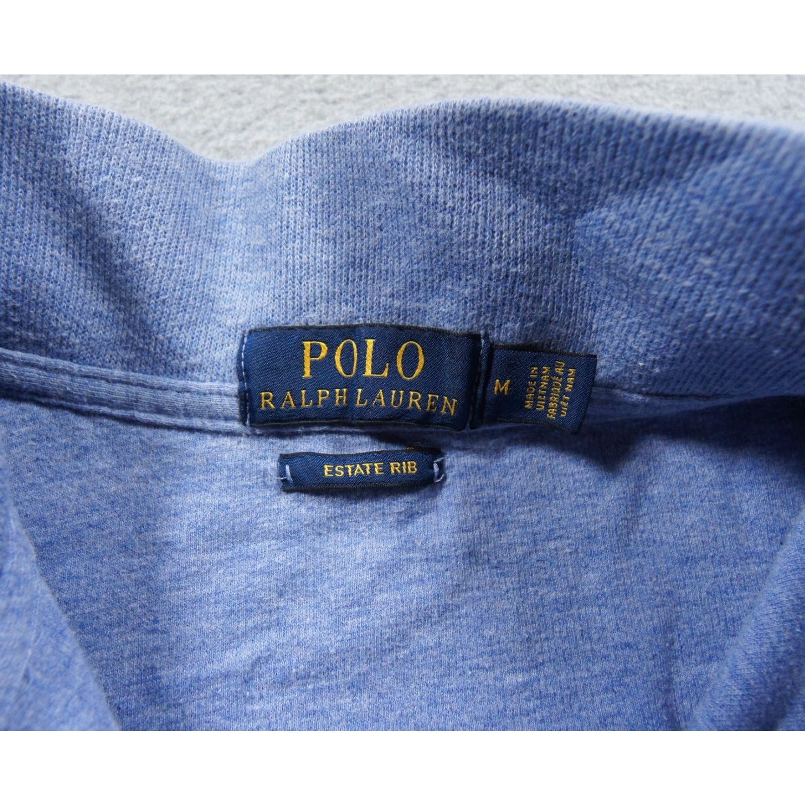 Polo Ralph Lauren Polo Ralph Lauren Sweater Mens Medium Blue 1/4 Zip Pullover Estate Rib Preppy Size US M / EU 48-50 / 2 - 6 Thumbnail