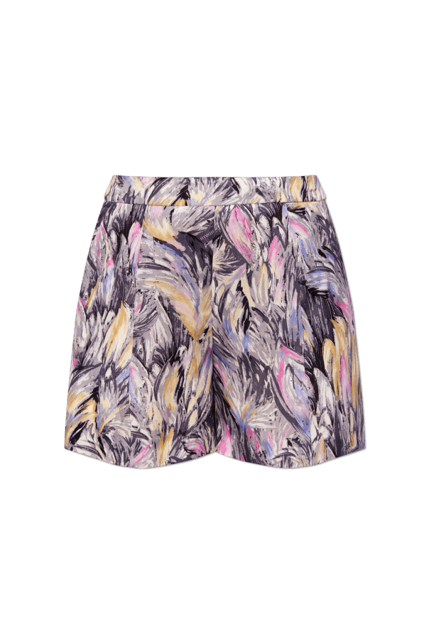 Balmain o1s1wg110825 Printed Shorts in Multicolor Size 28" / US 6 / IT 42 - 1 Thumbnail