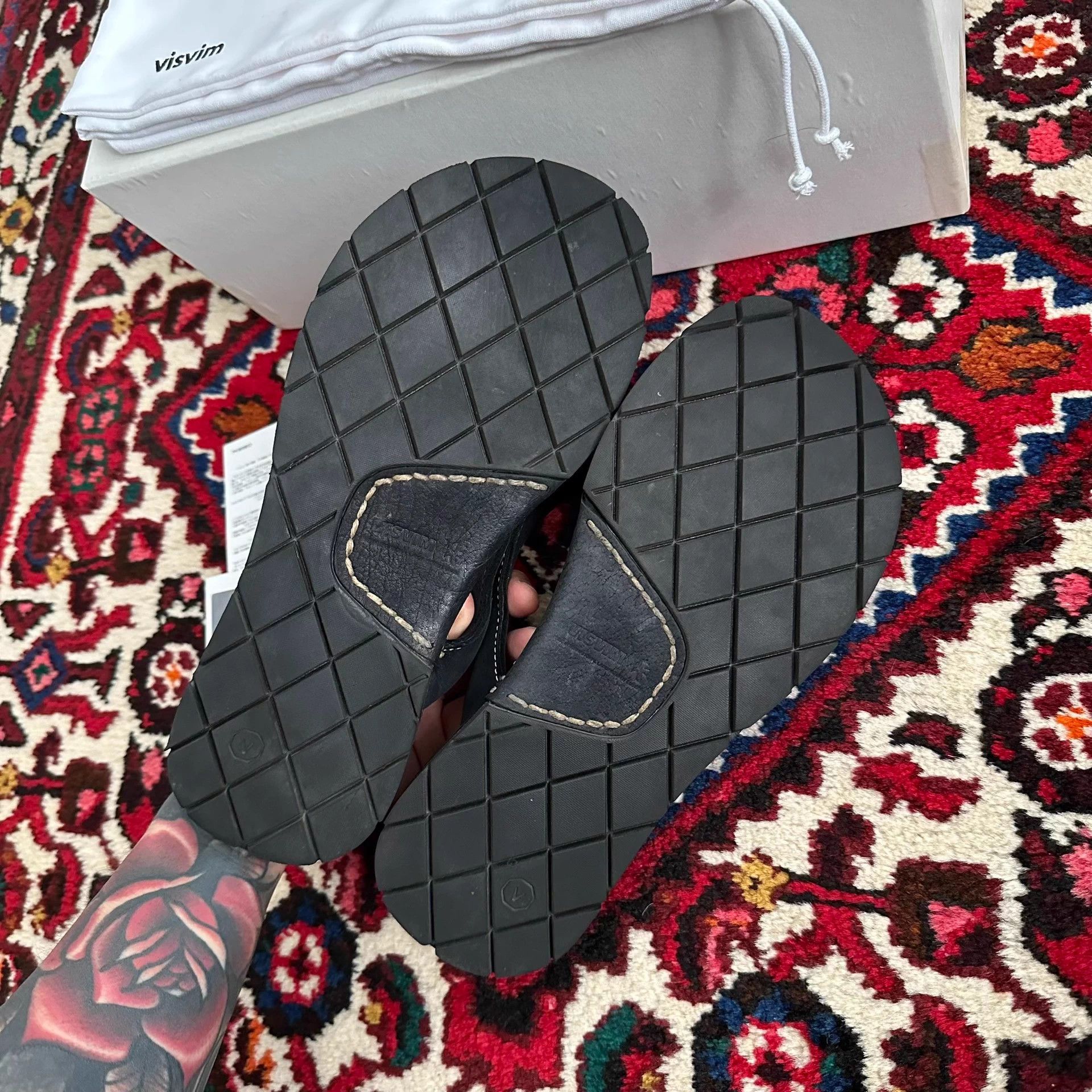 Visvim visvim 10ss lama sandal folk black men's M Size US 10 / EU 43 - 5 Thumbnail