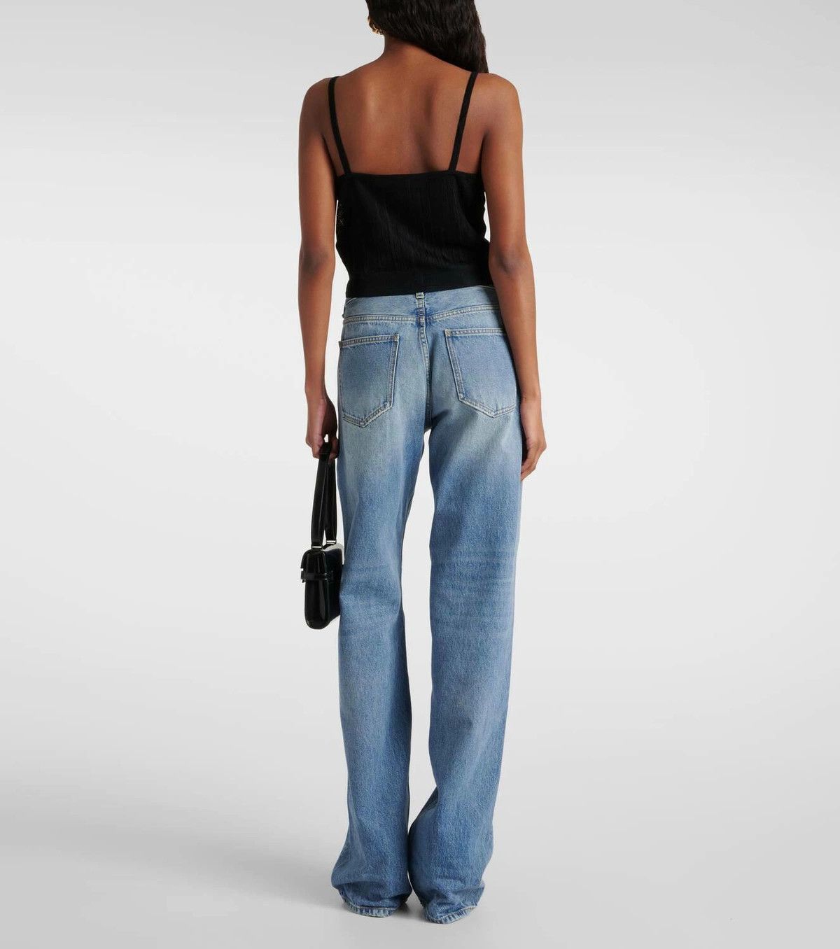 Saint Laurent Paris o1y0126 Sleeveless Blouse in Black Size M / US 6-8 / IT 42-44 - 3 Thumbnail