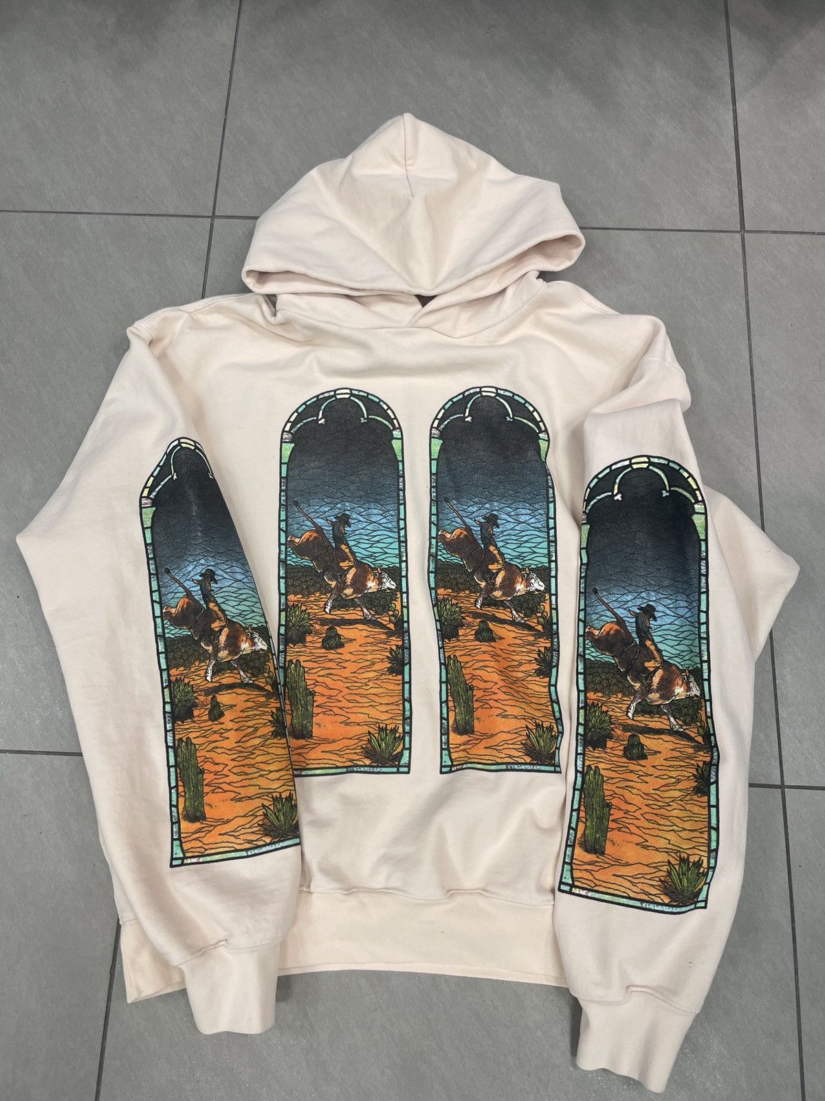 Who Decides War Who Decides War EST Gee Hoodie Cream Large Size US L / EU 52-54 / 3 - 1 Thumbnail