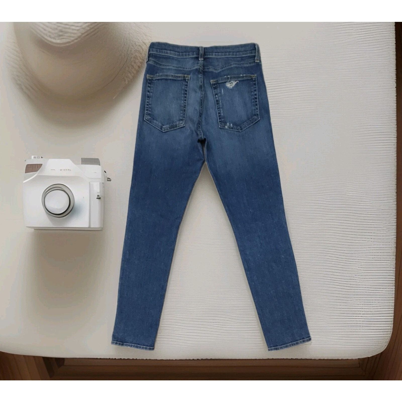 Nili Lotan Nili Lotan Women's Midrise Skinny Denim Blue $375 Jeans 27 Size 27" / US 4 / IT 40 - 7 Thumbnail