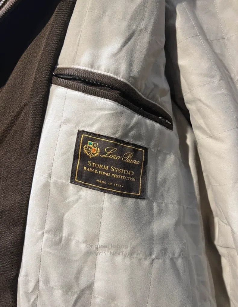 Loro Piana Loro Piana Woolen coat storm system Size US XL / EU 56 / 4 - 5 Thumbnail