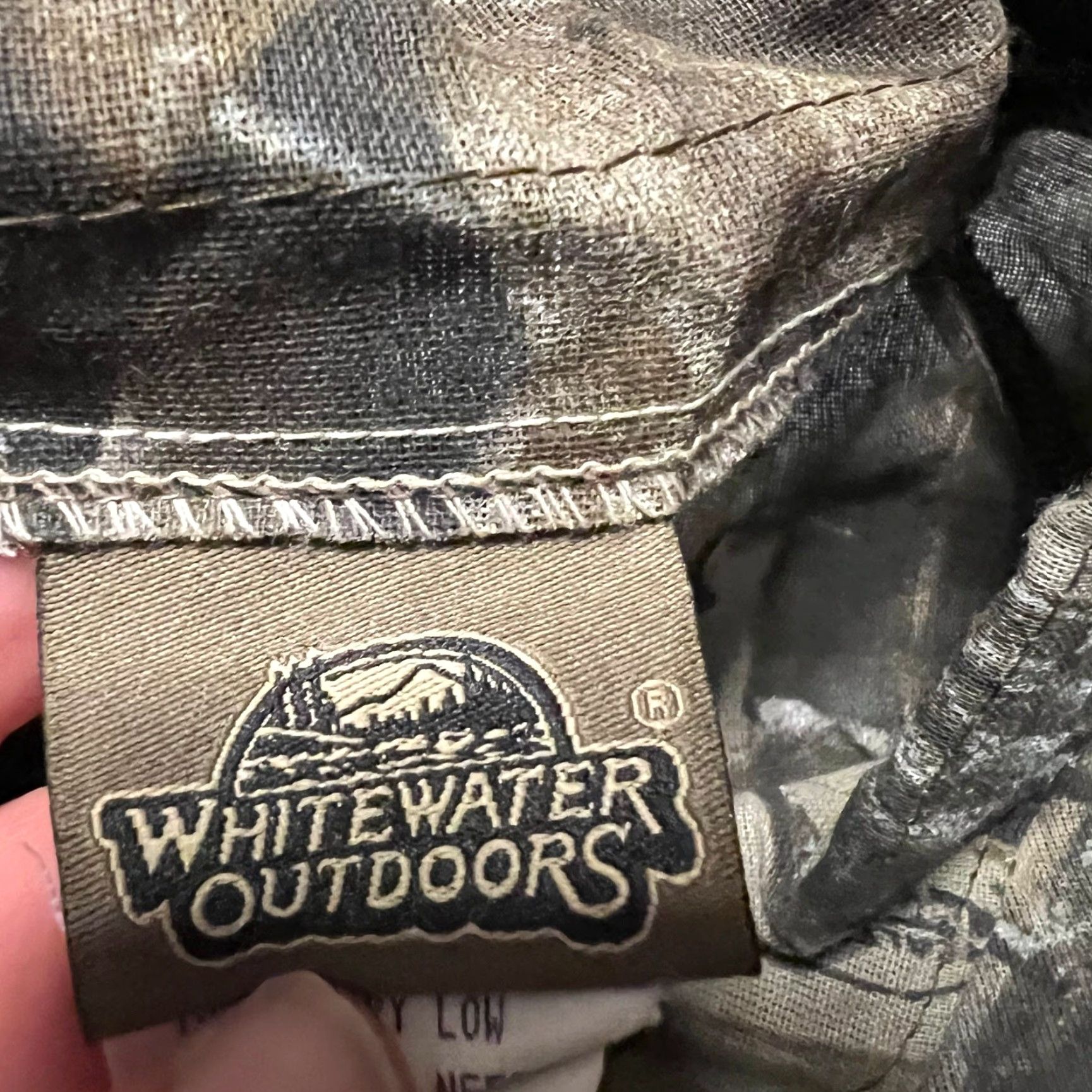 Vintage Whitewater Outdoors Jacket Mens Large XL Lightweight Camo Coat Military Jacket Green Camouflage L Mens Size US L / EU 52-54 / 3 - 5 Thumbnail