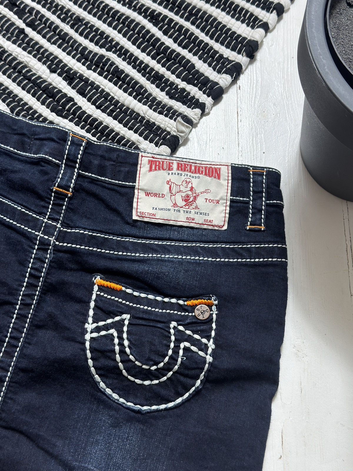 True Religion VINTAGE TRUE RELIGION 2000s MINI DENIM SKIRT Size 30" / US 8 / IT 44 - 4 Thumbnail